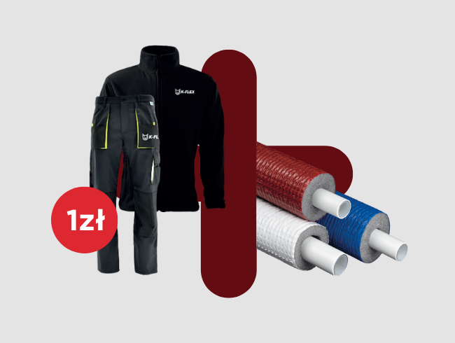 Kupuj rury oraz złączki K-FLEX i odbieraj zestawy ubrań!