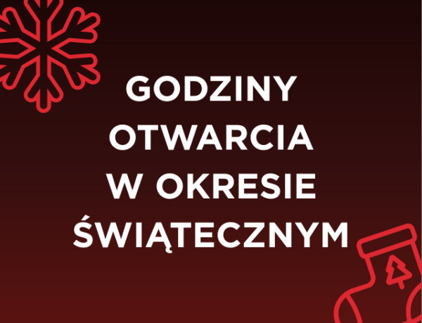 Godziny otwarcia hurtowni w okresie świątecznym