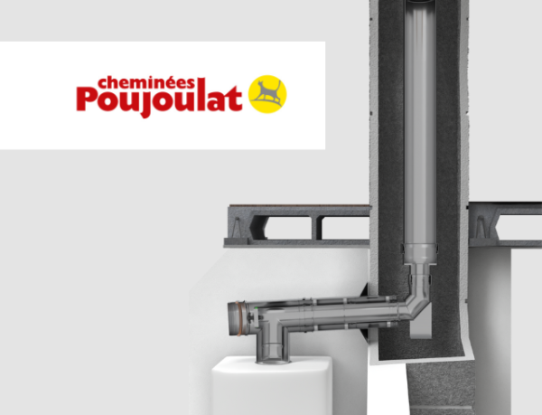 Nowość w TG! Kominy powietrzno-spalinowe Dual HP i jednościenne wkłady kominowe Easinox 08 marki Poujoulat